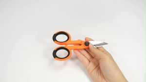 Fiber Optic Kevlar Cutter Scissors Kevlar Aramid Fiber Sharp Scissors Jumper Wire Pigtail Tools Electrician Tools High-strength Carbon Steel Optical Fiber Kevra Scissors，Cheap Price Kevlar Shears One Second Cutter