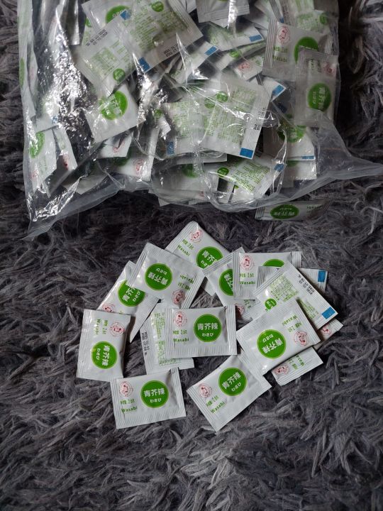 Authentic Japanese WASABI PASTE in SACHET (2.5g or 5g sachet), Made in