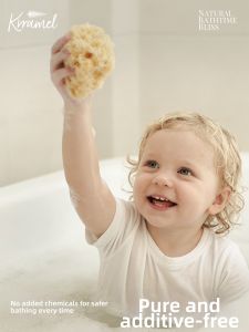KRRAMEL | Natural Greek Highly Absorbent Baby Bath Sponge