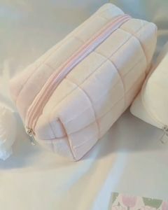 VK Large Capacity Plush Pencil Case Pen Bag Cosmetic Bag Storage Bag Macaron Color Pencil Pouch School Supplies Stationery