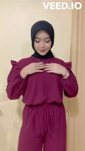 Terlaris Ruby Set Crinkle / Setelan wanita terbaru 2023 / baju setelan wanita / oneset wanita / setelan wanita crinkle / setelan wanita trendy / baju setelan wanita terbaru 2023 / baju setelan wanita bahan crinkle / ootd style remaja kekinian /ootd wanita