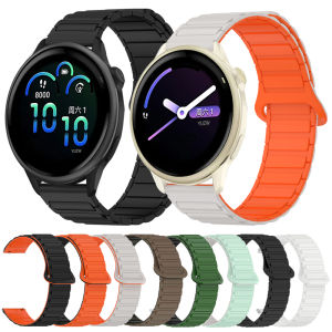 Two-Tone Magnetic Strap For Garmin Vivoactive 6 5 Music/Forerunner 570 265 255 165 Venu 3 Sq2 Band Silicone 20mm 22mm Watchband