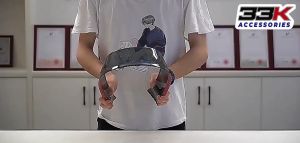 Talang Air Hilux Revo Rocco + List Stanless Import