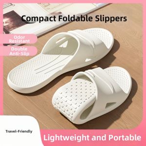 XIAXIU | Anti-slip Folding Slippers For Travel Lightweight Quiet
