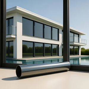 Phim Dán Kính Cách Nhiệt Chống Tia UV Tĩnh Điện Có Thể Tháo Rời Chất Liệu PET Dùng Trang Trí Nhà Cửa Văn Phòng.