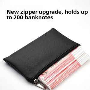 Long Wallet Mens Cash Storage Bag Ladies New 2024 Large Currency Storage Pouch Coin Purse Functional Small Bag ABS Material