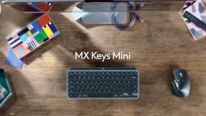 Logitech MX Keys Mini Minimalist Wireless Illuminated Keyboard Compact Bluetooth Backlit USB-C Compatible with Apple macOS iOS Windows Linux Android Metal Build