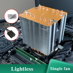 6 Heat Pipes CPU Air Cooler Lga2011 PC Tower Cooling Fan for Intel LGA 1700 1200 1150 1151 1155 X99 1366 AMD AM5 AM4 Ventilador