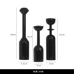 Modern Minimalist Black White Abstract Artwork Decorative Figurine for Living Room Bar Cabinet TV Cabinet Creative Resin Decoration