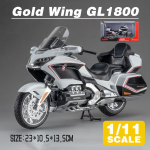 LEO 1:11 Honda Gold Wing GL1800 2021 Motorcycle Diecast Model Car Alloy Cars Toys Collection Gift For Kids Boy Girl