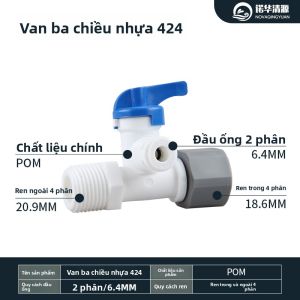 Bộ Van Ba Lỗ Novawater Source Water Purifier Van Chuyển Đổi 4 Vào 2 Van Nước Van Chuyển Đổi Van Nước Máy Van Nước