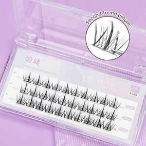 VEDO 💕COD Bulu Mata Palsu Nature Eyelash Lembut Extension False Eyelashes Bulu Mata Magnet Tahan Air Tiga Kelompok Tersegmentasi Alami Padat Ringan Bulu Mata Nyaman