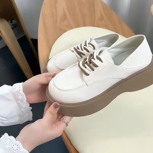 พร้อมส่งทุกเมื่อ รองเท้าผู้หญิง แพลตฟอร์มหัวแม่เท้าใหญ่ สไตล์วินเทจ สวมใส่สบาย มีหลายสีให้เลือก จัดส่งที่รวดเร็ว