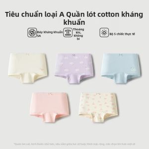 MINI BALA | Quần Lót Ngắn 4 Góc Kháng Khuẩn Thoải Mái 5 Cái