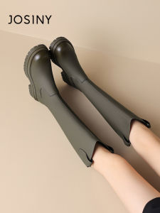 Josiny | Autumn Spring Insulated Tall Knight Boots High Heel