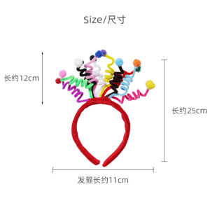 Cute Girls Hairband Girl Headband Kids Birthday Party Hair Accessories Pink Unicorn Mermaid Cartoon Hairband