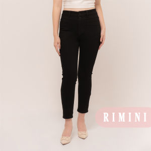 RIMINI - Bawahan Dewasa Celana Jeans Hitam Non Formal Strech 26-33 - Alora Pants - 5214-1