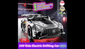 【SG Stock】🔥NEW RELEASE🔥24V 2-Seater Super Power Mercedes-Benz AMG GT Kids Electric Ride On Drifting Car With Remote Control★Toddler/Children Ride On Toy Vehicle✅Most Advanced Configuration✅Christmas/Birthday Gift/Presents✅