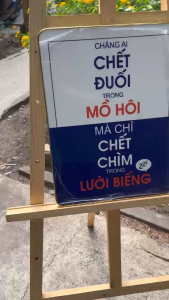 Tranh gỗ treo tường slogan văn phòng làm việc chất liệu in gỗ tráng gương bọc viền cao cấp