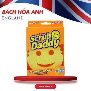 [HÀNG CHUẨN ANH] Miếng Bọt biển chùi rửa The Original Scrub Daddy đa năng BILL UK
