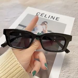 New Jennie Same Style Sunglasses Female Ins Retro Small Face Sunglasses Mens Small Frame Trendy Retro Net Red Glasses