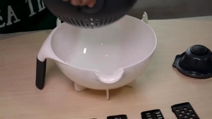 Parutan Serbaguna Mangkok Penampung Vegetable Slicer - PJ493 -REX-MART