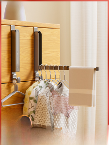 Portable Foldable Travel Mini Clothes Drying Rack Multi-Functional Door Back Hook Window Cooling Tool Small Space Saving