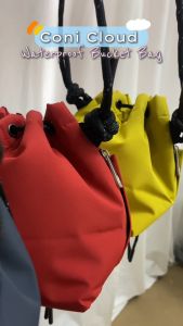 QueenCows Kids กระเป๋าเด็ก Coni Cloud Water Proof Bucket Bag (Yellow)