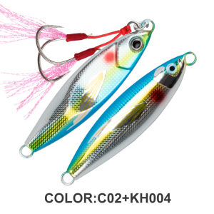 TEASER 30G-120G Iron Plate Bait DUBSTEP Long Throw Wing Bait Sea Fishing Slow-Dropping Night Glow Lure Bait