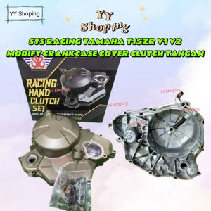 SYS RACING YAMAHA Y15ZR V1 V2 MODIFY CRANKCASE COVER CLUTCH TANGAN COVER HAND CLUTCH LEVER FULL SET GOLD KLATCH TANGAN