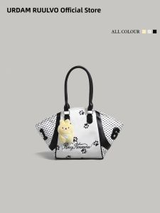 URCDN RDALVO | Dotted Dog Tote Bag 2026 New Summer Large Capacity