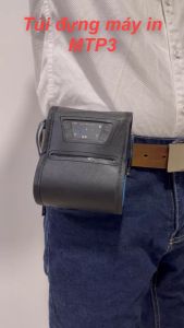 Túi đựng máy in nhiệt Bluetooth MTP3 - túi đeo máy in thắc lưng - túi bảo vệ máy in