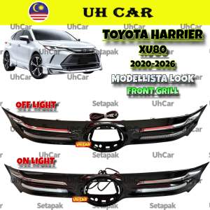 (Modellista Look) Toyota Harrier XU80 2020-2026 Modelista Front Bumper Grill Grille Jarung Depan With Led