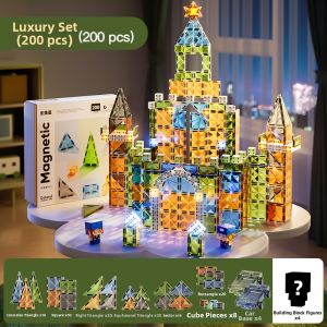 LELEMAO | Educational Magnetic Tiles Building Blocks