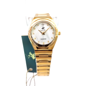 Beverly Hills Polo Club Gold Diamond Accent Womens Watch (BP3611X.130)
