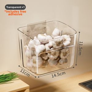 ASCOR | Multi-Function Kitchen Storage Basket for Spices and Herbs Wall Mount