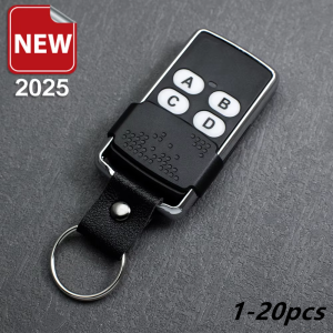 Universal Garage Door Remote Control 433.92MHz Duplicator Clone 433-868MHz Rolling Code&Fixed Code Gate Keyfob Controller Opener