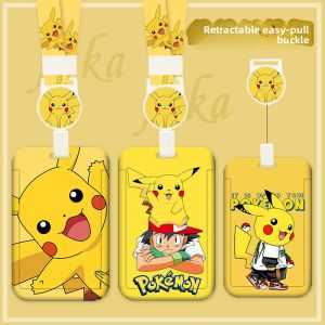 Cartoon Stretchable Lanyard Card Case