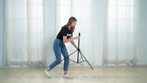 Photography Background Stand 2*2M Photo Studio Equipment Backdrop Support System with Carrying Bag