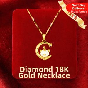 Grace Girl | Chinese Zodiac Gift Necklace Gold Diamond Jade