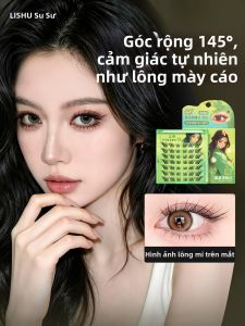 lishu | Mi Giả Tự Nhiên Phân Đoạn cho Phụ Nữ Dán Chữ Đơn Giản Sử Dụng