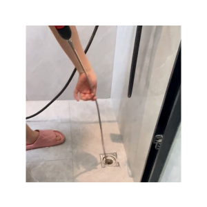 Dây Thông Cống Lò Xo 5m Phi 10Gắn Máy Khoan Có Tay Quay Thủ Công