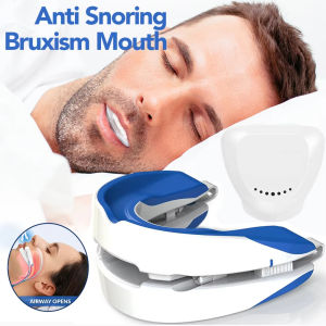 Anti Snoring Mouth Guard Adjustable Anti-Snoring Mouthpiece Sleeping Devices Bruxism Snoring Stopper Improve Sleep Mouthpiece（Wi