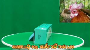 Thuố.c bôi mốc lác gà ALBER-T dạng tuyp bôi 1Lọ 10gr  Bôi mốc lác trắng gà.