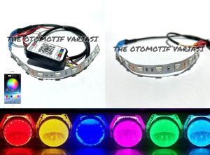 Aplikasi Kontrol Lampu Devil 360 RGB Bluetooth & Model Lentur 20cm