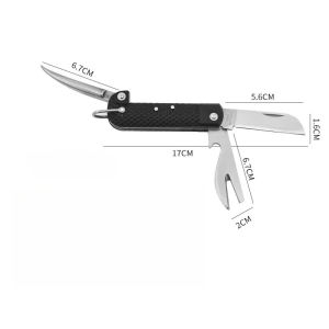 Multi-functional Foldable Sailor Knife Lifesaving Diving Rope Cutter Marine Seafarer Cutting Tool for Ship Maintenance Outdo Use