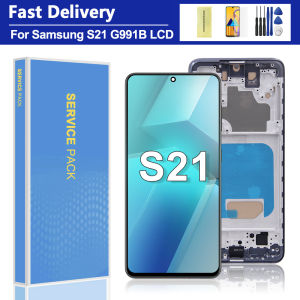 S21 5G Display Screen Replacement For SAMSUNG S21 G990F G991F G991U G991 LCD With Frame Display Touch Screen Digitizer Assembly