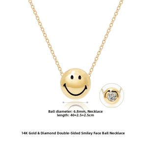 KKLUE | Two-sided Design Gold Necklace