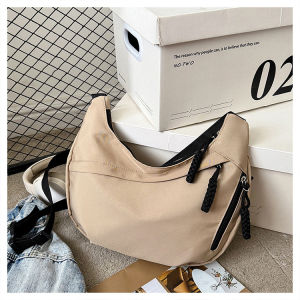 Túi Đeo Chéo Dung Tích Lớn Thời Trang Cho Nữ Túi Đeo Chéo Kiểu Bánh Bao Nhẹ Túi Đeo Vai Đơn Đa Năng Cho Học Sinh Túi Thể Thao