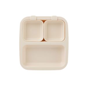 Khay ăn trẻ em cao cấp 3 ngăn hiệu Nestique N-12